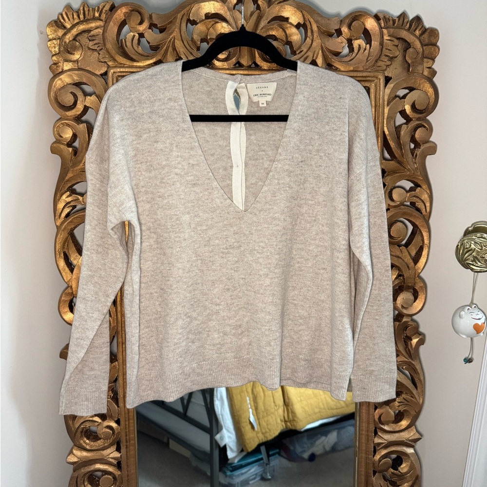 Sezane x Eric Bompard cashmere cardigan